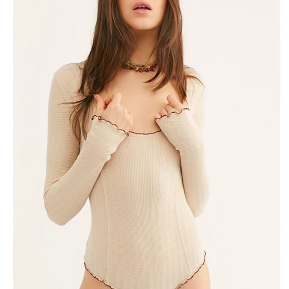 NWOT Free People Windsor Bodysuit